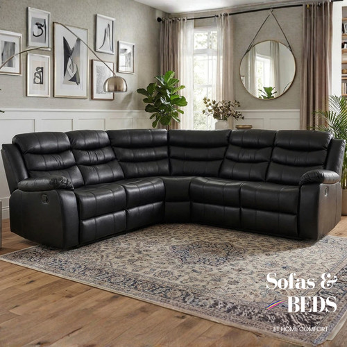 Roma leather corner - roma, recliner