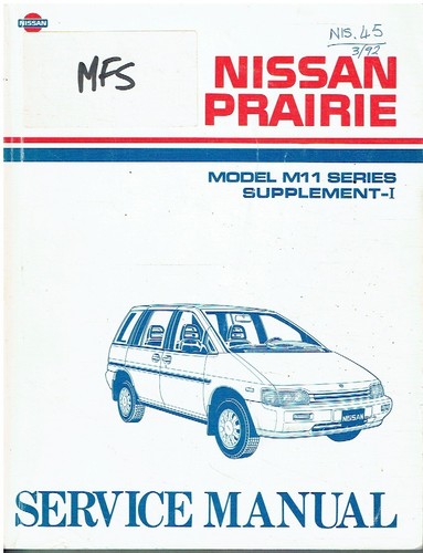 Nissan prairie mk2 m11 - prairie, (m11