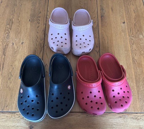 Crocs bundle black size 5 - bundle,