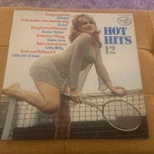 Hot Hits 12 1972 Vinyl LP, Cheesecake Sleeve, Includes Song Song Blue & Circles