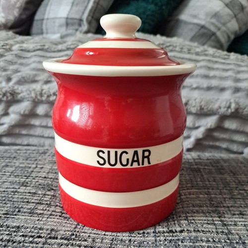 Green cornishware red - t,