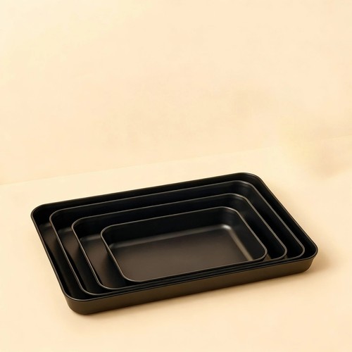 Deep plastic serving tray - plastic,