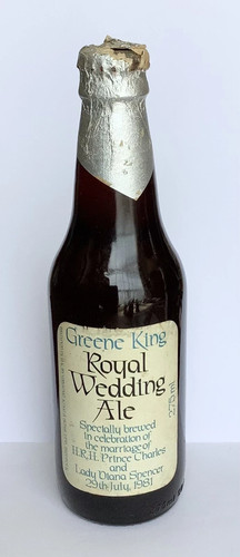 Vintage empty bottle royal - vintage, of