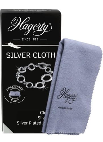 Hagerty silver cloth - cloth, jewellers
