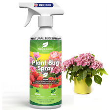 ORGANIC PLANT BUG SPRAY Aphids Greenfly Blackfly Whitefly Spider Mites 500ml