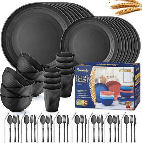 Wheat straw dinnerware - straw,