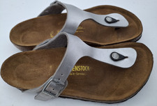 Birkenstock Gizeh Silver Thong