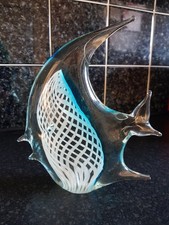 Heavy Glass Murano Style White