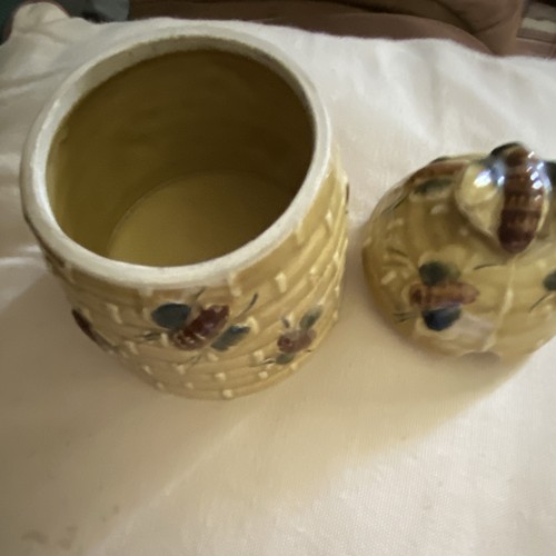 Beige brown blue ceramic - brown,