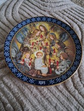 Die Nachtwache der Engel Von Sulamith Wulfing christmas plate 