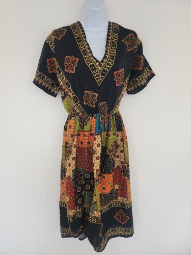 Beach dress geometric boho - beach,