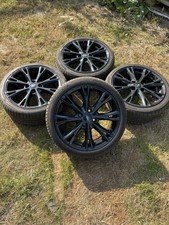 X4 FORD FIESTA MK7.5 13-18 ST-LINE ZETEC S 17" 8 SPOKE ALLOY WHEELS BLACK