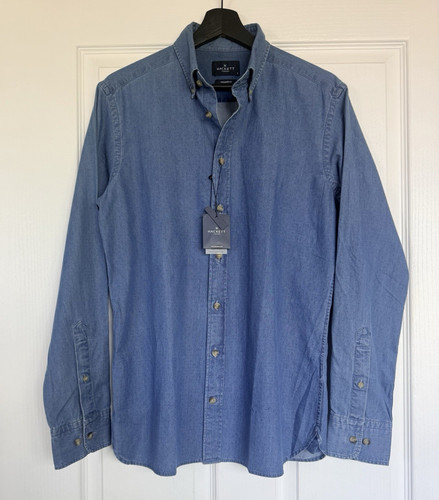 Hackett blue chambray cotton - hackett,