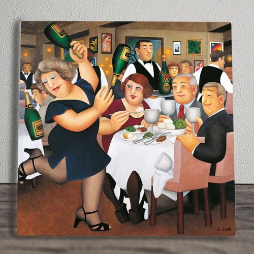Dining out tile - out,