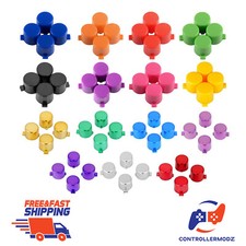 PS4 Controller Action Buttons Square X Circle Triangle Coloured Mod Parts