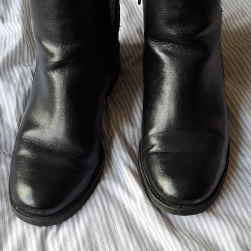 Evans black faux - evans, ankle
