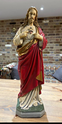 Sacred heart jesus statue - heart,