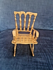 Brass Rocking Chair Vintage