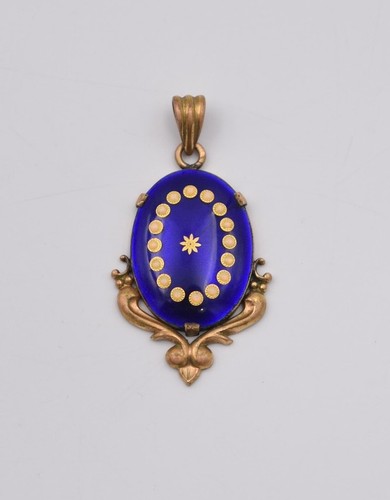 Antique napoleon iii - iii, cobalt