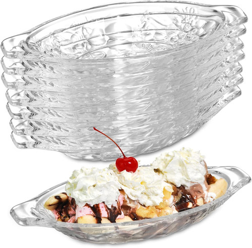 Pack banana split dish boat - split,
