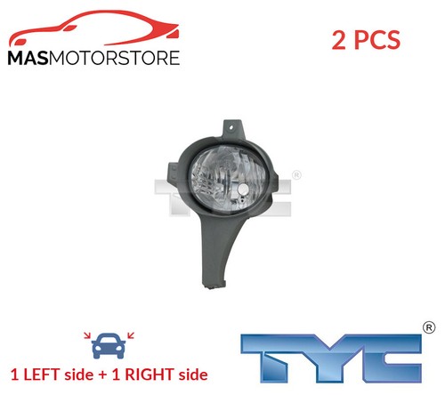 Fog light lamp pair tyc - fog,