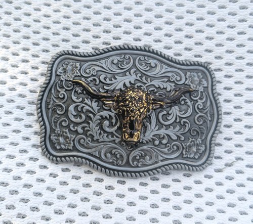 Two tone belt - belt, buckle