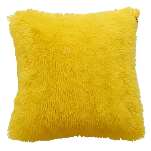 Faux fur cushion - faux,