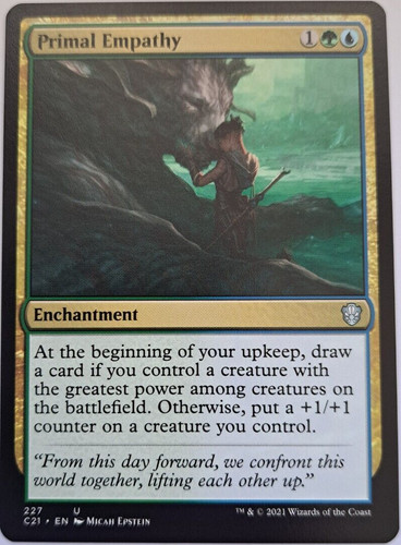 Primal empathy commander - -,