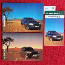 2001 LAND ROVER FREELANDER 44 page Sales Brochure Specification and Accessories
