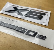 BMW X5 xDrive 50e Badge For Rear Boot Full Gloss Black New