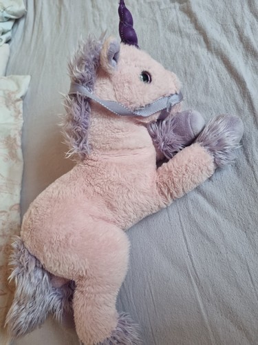 Large pink unicorn plush 120 - large,