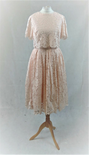 Asos lace crop top - crop, peach