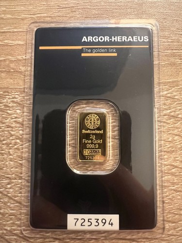 Argor heraeus gold - 2g,