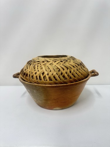 Vintage studio pottery lidded - vintage,