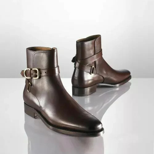 Handmade boots brown - boots, leather