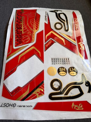 Kookaburra cricket bat - bat, sticker