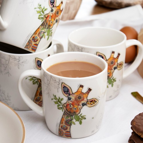 Set giraffe bug art - set,