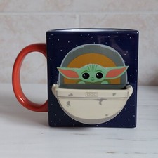 Star Wars Funko Baby Yoda Mug Grogu Madalorian Biscuit Holder H 11cm Drink Time