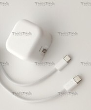 Genuine Apple 20W Fast Charger OR Braided USB-C Cable For iPhone 15 Pro Max Plus