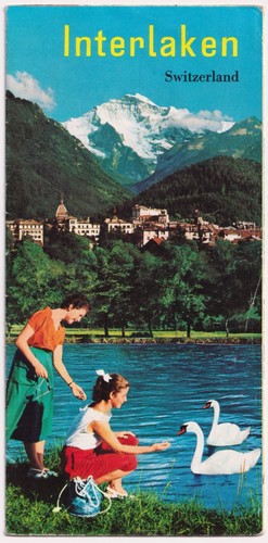 Vintage interlaken switzerland - interlaken,