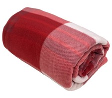 Tartan Fleece Throw Soft Warm