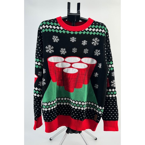 Tipsy elves beer pong ugly - beer,