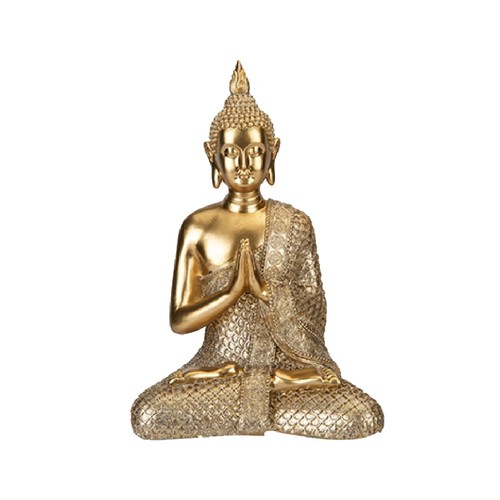 30cm meditating buddha resin - buddha,