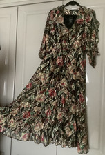 Joanna Hope Foil Print Ruffle