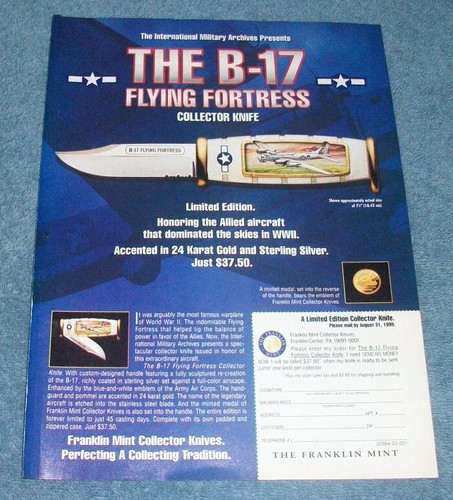 1999 franklin mint collector - 1999,