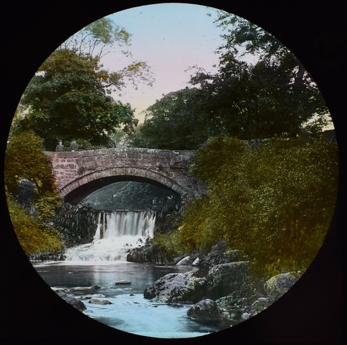Magic lantern slide ingleton - slide,