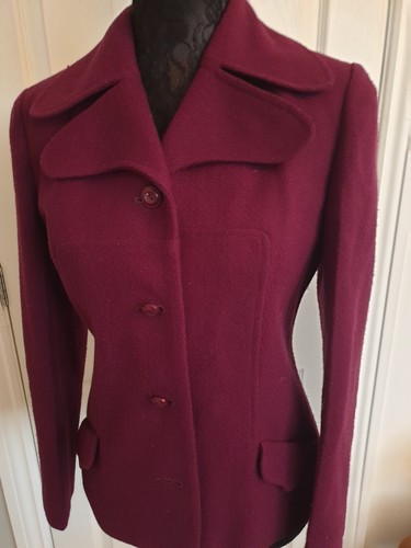 Beagle collar plum 70s jacket - beagle,