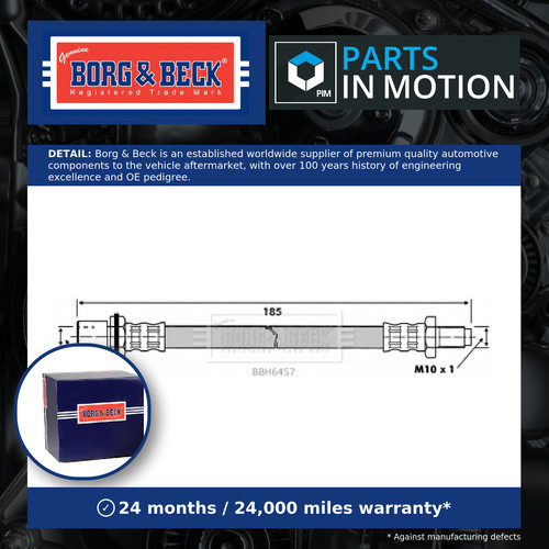 Brake hose fits - hose, toyota