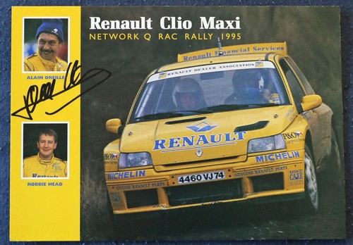 Alain oreille signed rally - alain,