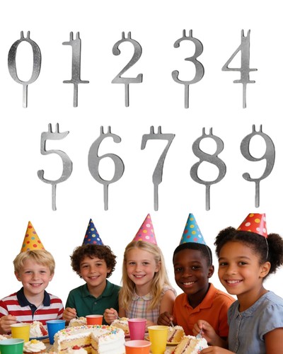 Number candle holder - number, set